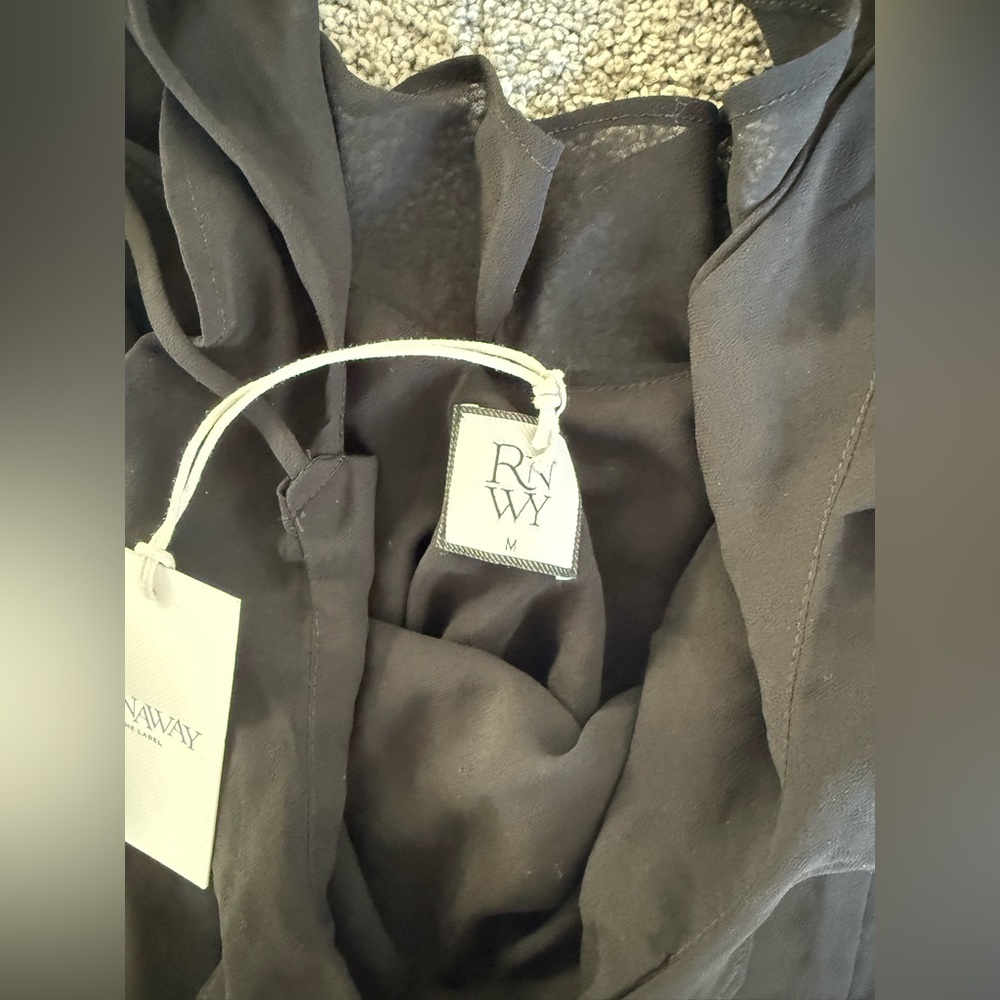 REVOLVE Black Asymmetrical Maxi Dress - Picture 5 of 5
